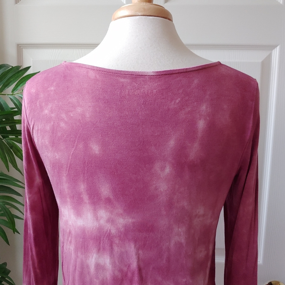 American Eagle Tie Dye Bell Sleeve Top - Picture 6 of 8